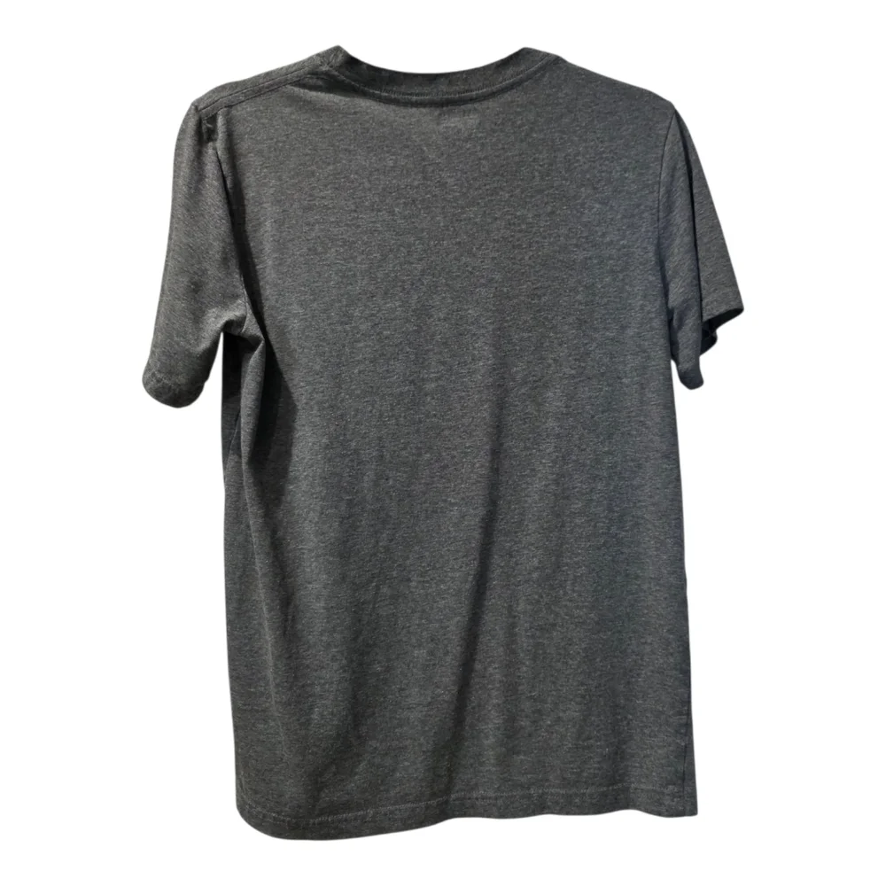 Hurley Boy's Short Sleeve 18/20 Grey T Shirt With Logo Print On Front